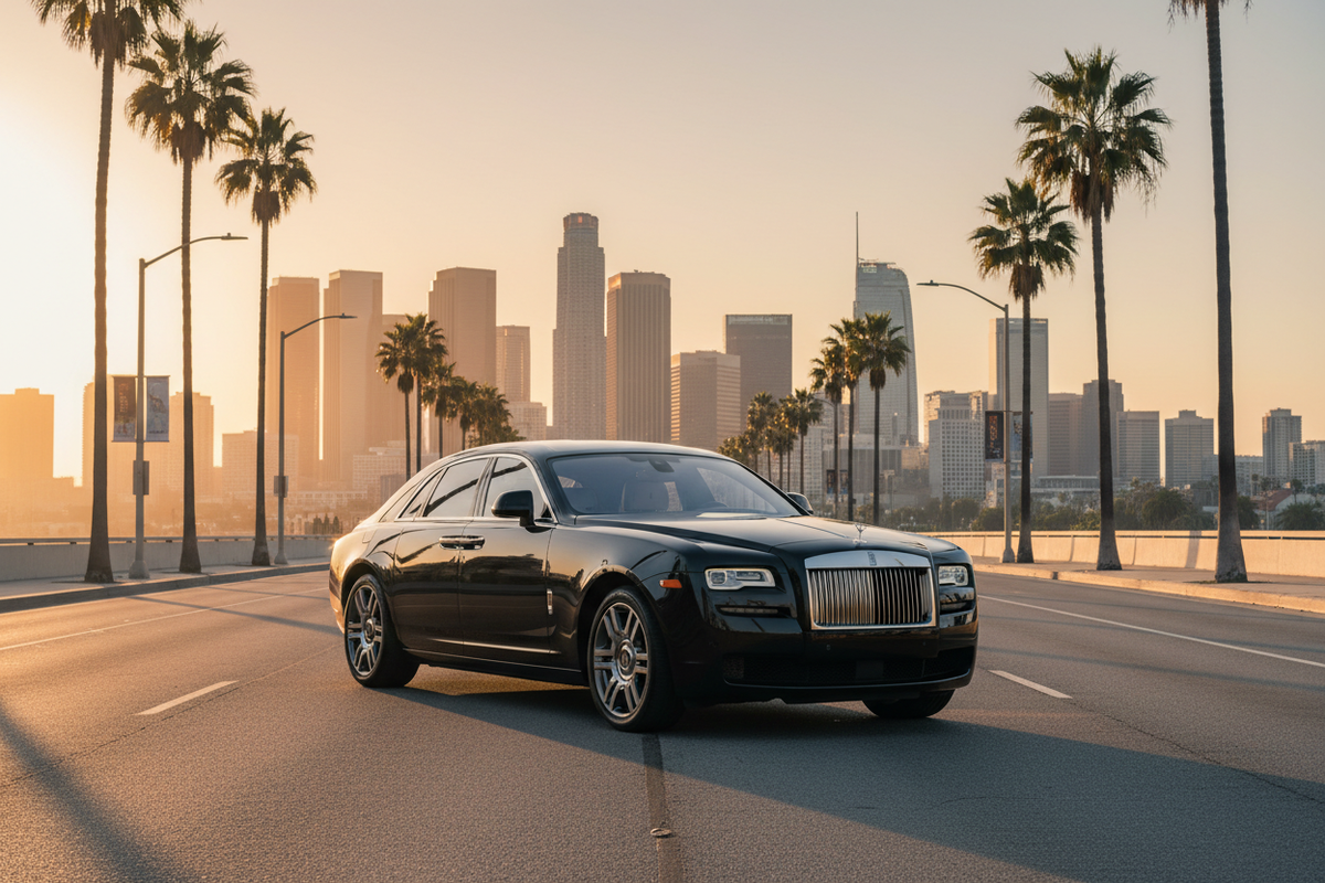 Single Car in Los Angeles